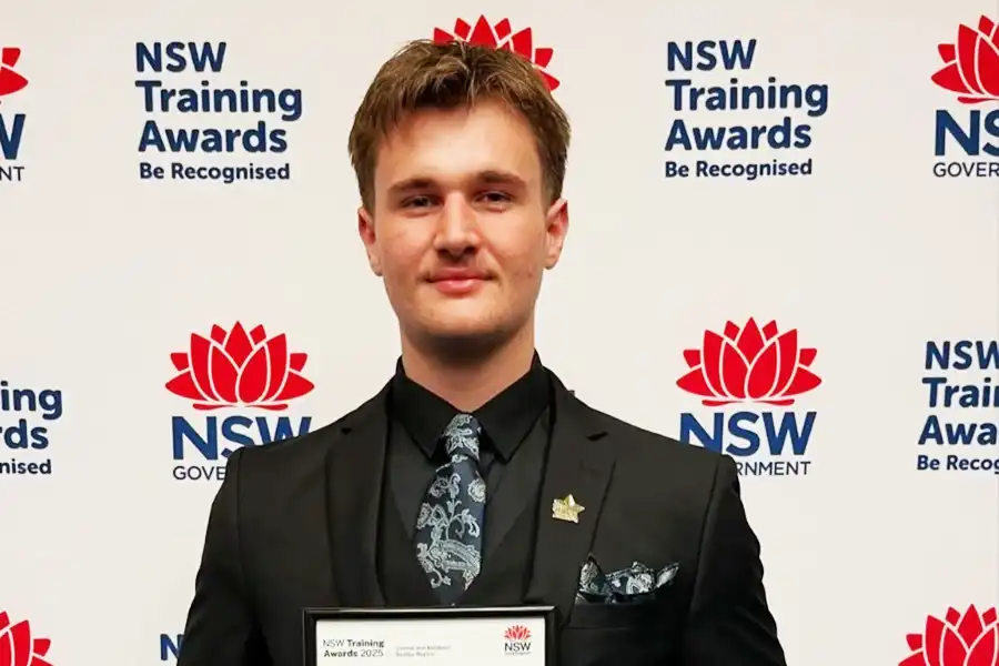 Congratulations to Troy Vale – Regional Winner at the 2025 NSW Training Awards!